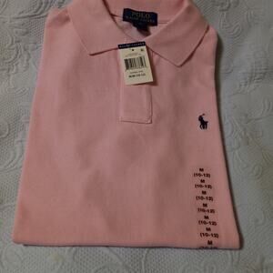 Boys' POLO Ralph Lauren Carmel Pink Short Sleeved Polo Size 10-12 New w/ Tag